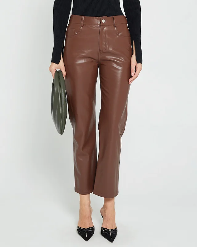 Women's Trendy Outfit Mega Sale Emily Vegan Leather Pant