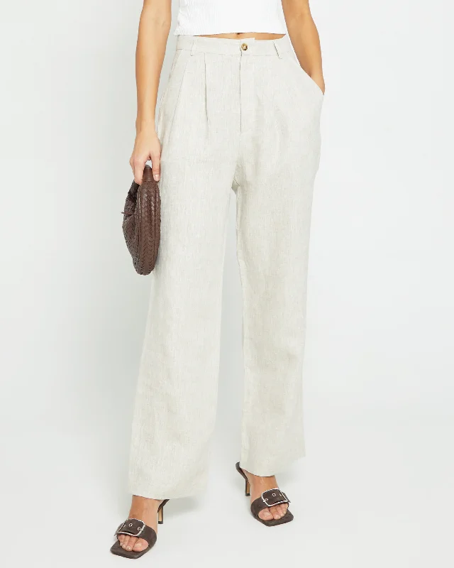 Women's Vacation Outfit Set Chic Style Discounts Will Linen Pant