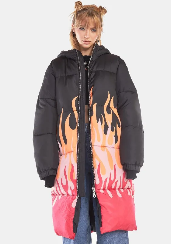 Comfortable Garments For Women Sophisticated Style Offers Firestarter Puffer Jacket