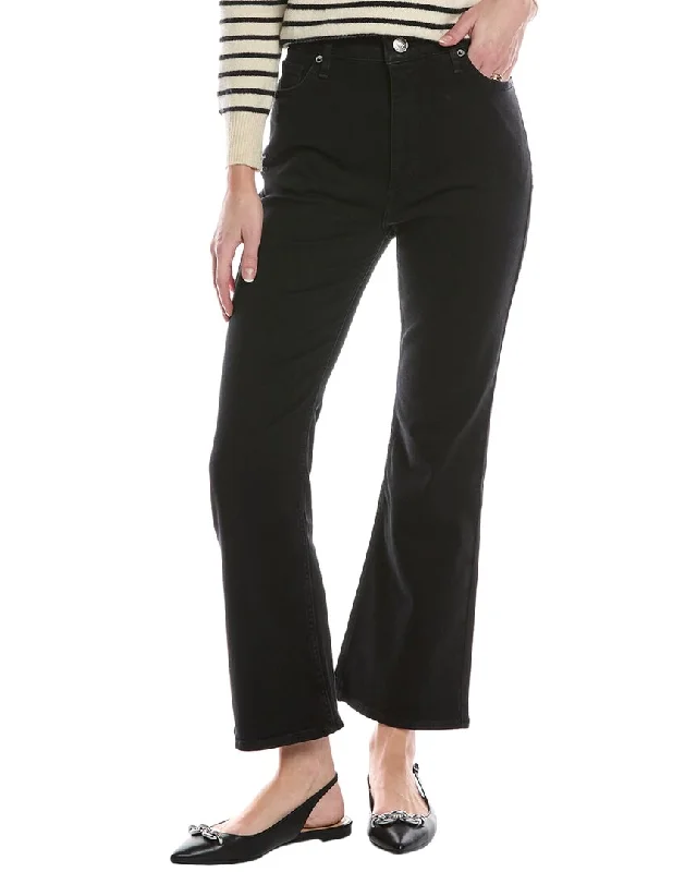 Women's Office Outfit Classy Style Discounts rag & bone Casey Della High-Rise Ankle Flare Jean