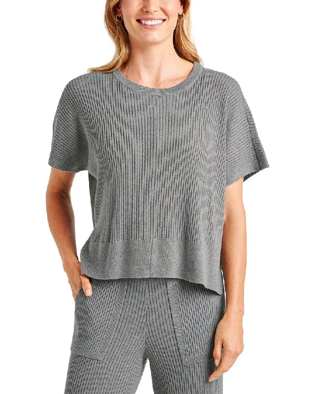 Women's High-End Clothing Budget Friendly Splendid Georgie Rib Cashmere-Blend Sweater