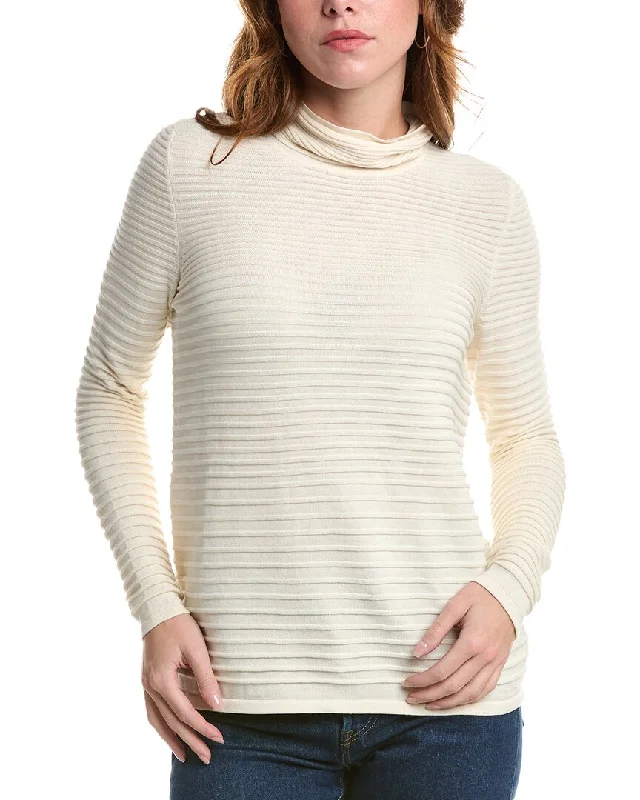 Women's Office Clothing On-Trend Fashion Offers Edinburgh Knitwear Links Block Sweater