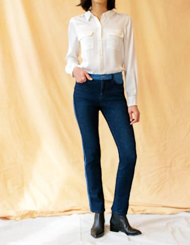 Women's Elegant Clothing Sets Refined Fashion Sale Kinney Skinny Jean In Dark Indigo