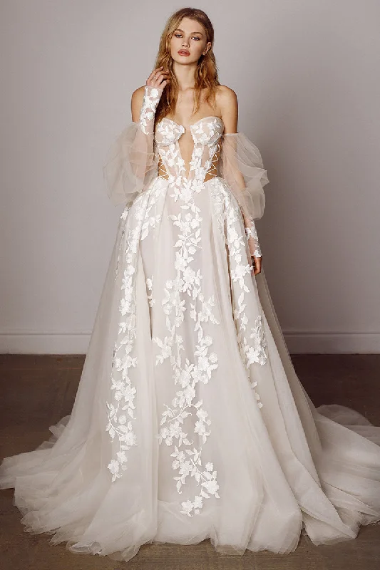 Women's Holiday Clothing Trend Leading Collection Splendorous Love A-Line Wedding Dress