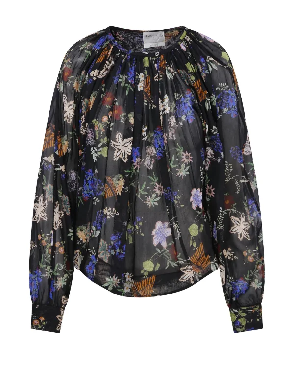 New Season Fashion Preview Women's Bohemian Cocoon Shirt In Notte