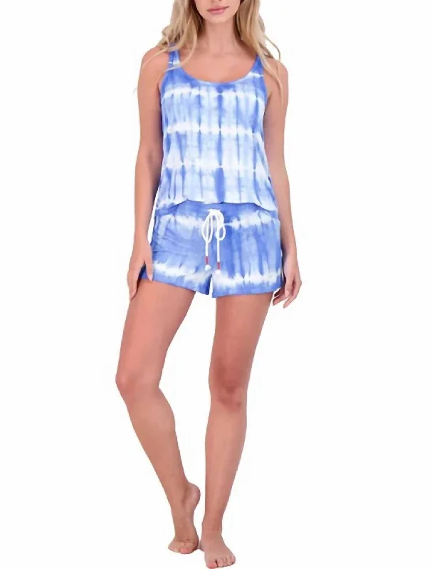 Classic Chic Deals Sail Away 2 Piece Set In Bright Blue