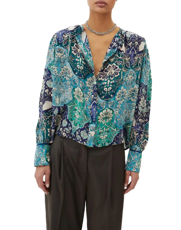 Limited Time Offers Lugo Mia Shirt In Mix 2 Blue