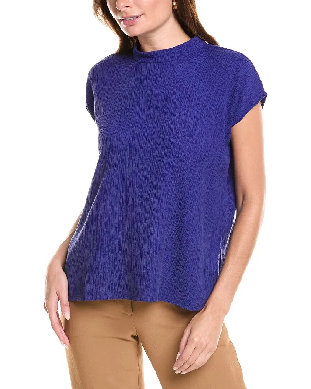 Day-To-Night Styles EILEEN FISHER Mock Neck Square Top