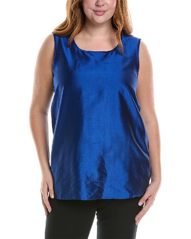 Chic And Trendy Marina Rinaldi Plus Bamby Silk Top