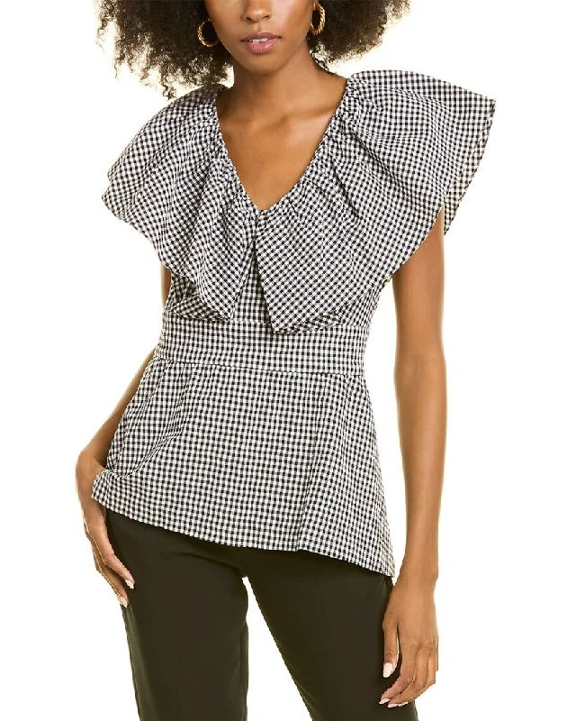 Season Offer Pearl by Lela Rose Peplum Top