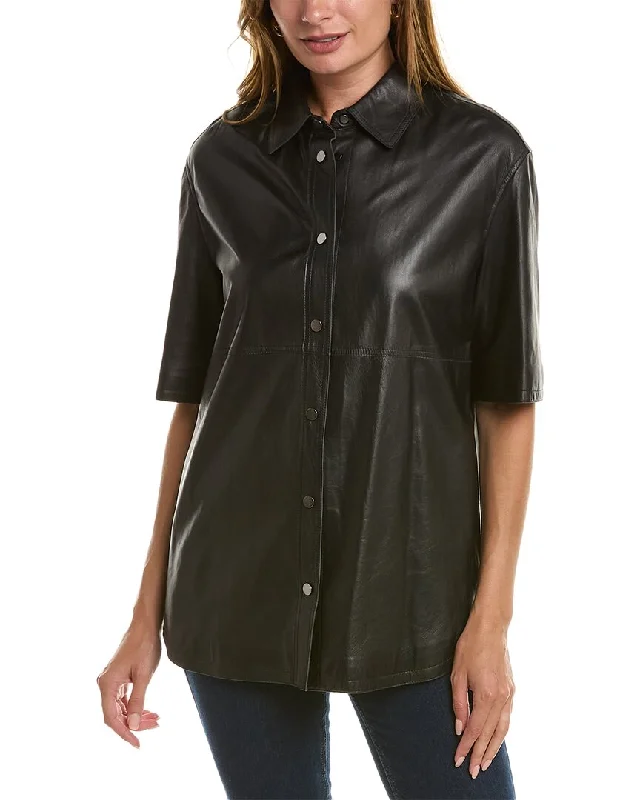 Trendy Threads Brunello Cucinelli Leather Shirt