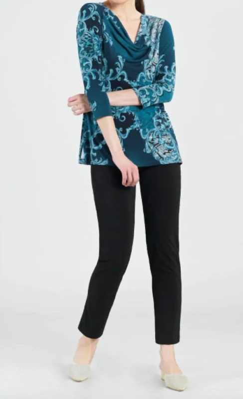 Fashionista Favorites T885P In Black / Teal