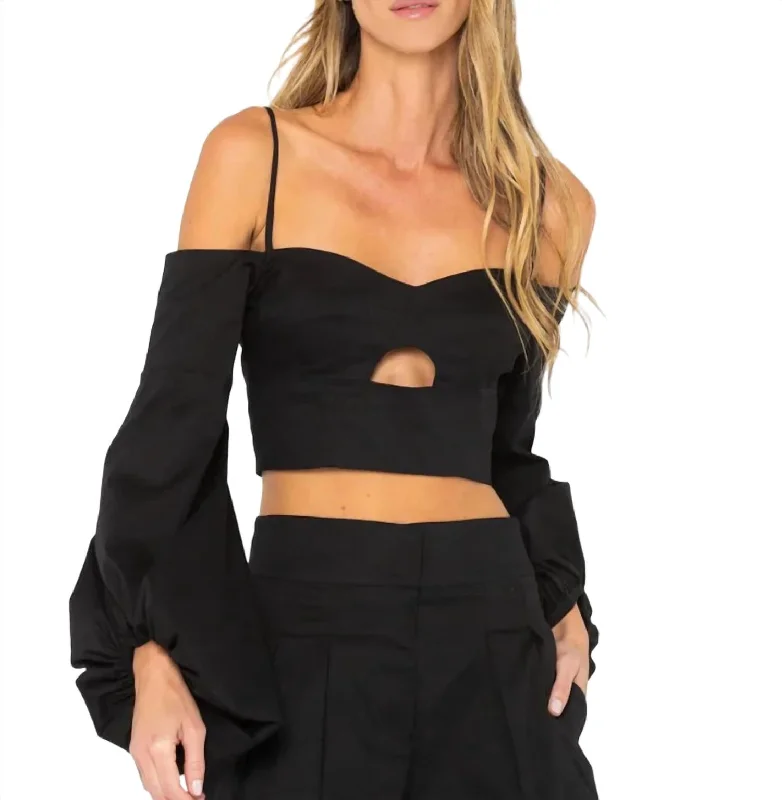 Shop Sales Ashton Top In Black