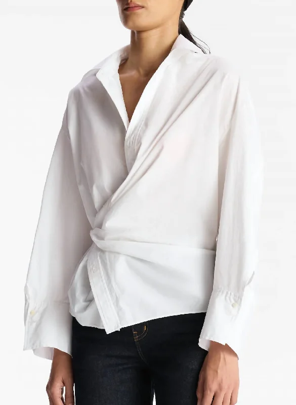 Flash Sale Starts White Madison Top