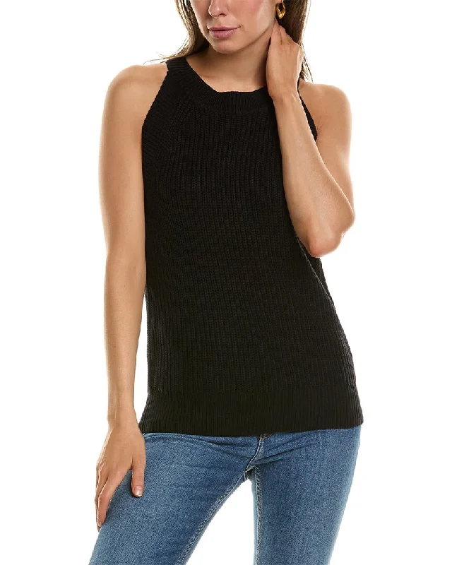 Bid Farewell To The Old Season OAT NEW YORK Halter Wool-Blend Top