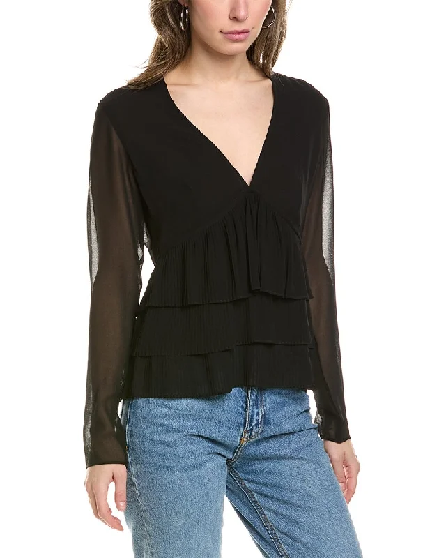 Easy Elegance Sales The Kooples Pleated Top