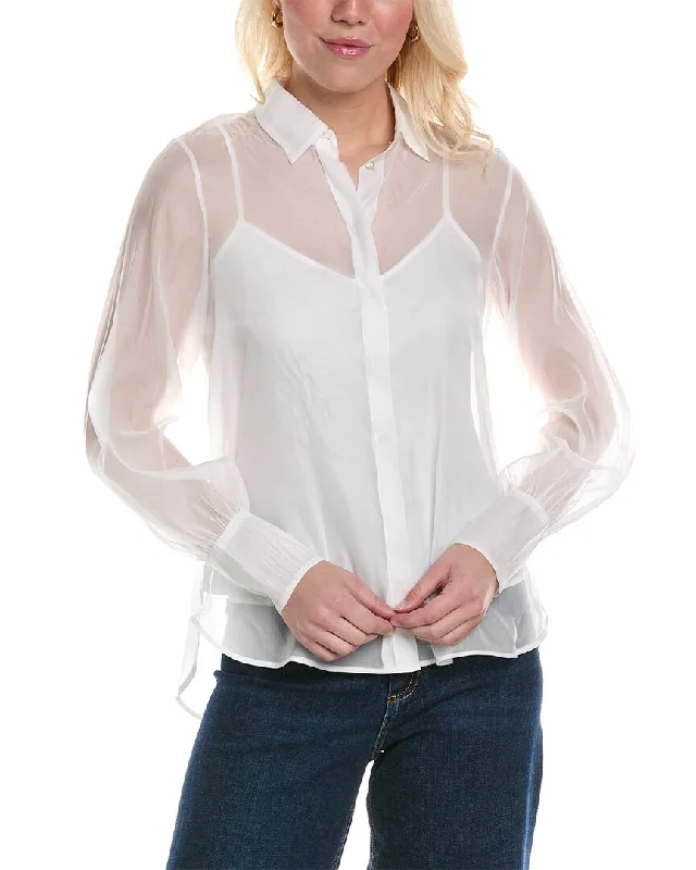 Edgy Fashion Deals Marella Tony Silk-Blend Shirt