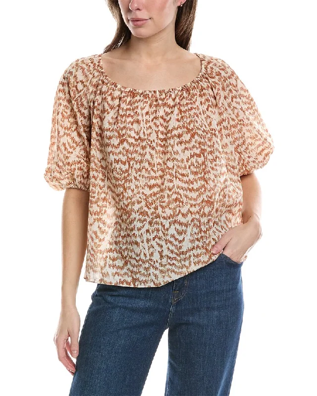 Winter Warehouse Sale Theory Scoop Tie Top