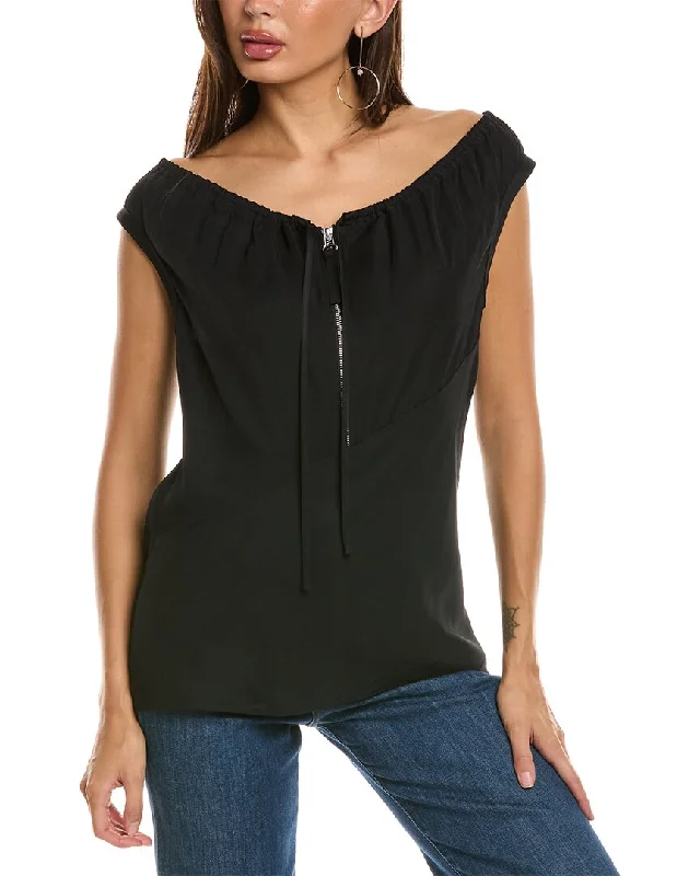 Unleash Your Trendy Side Helmut Lang Drawstring Top