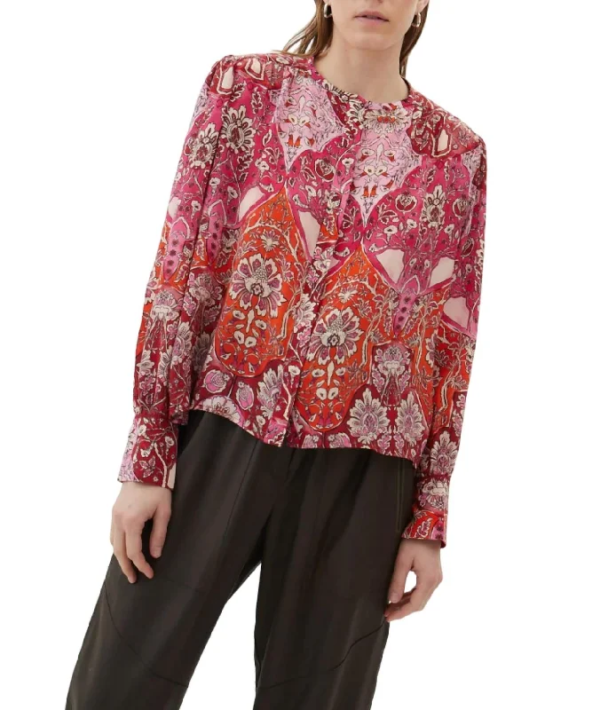 Budget Saver Lugo Mia Shirt In Mix 1 Pink