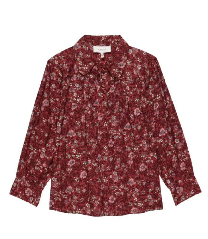 Premium Fashion Women's The Summit Top In Spice Mesa Floral