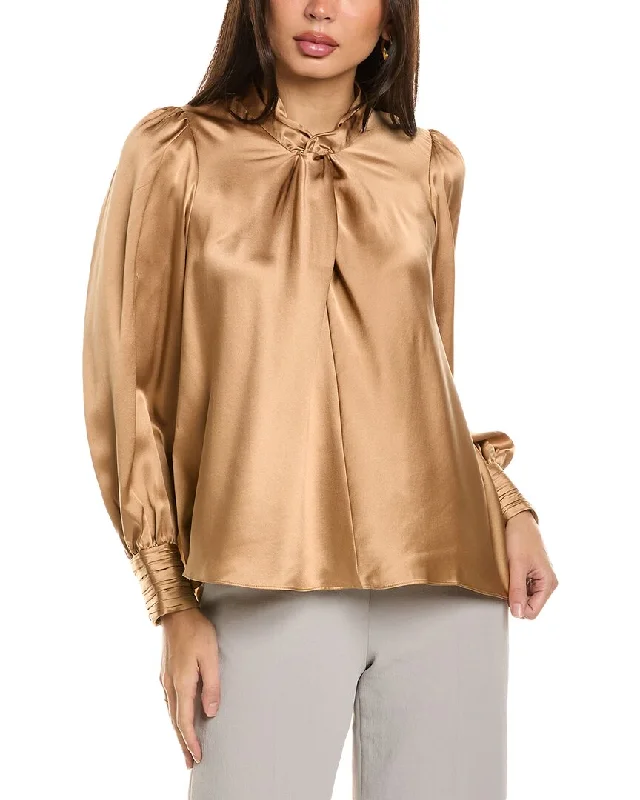 Find Your Unique Flair Cinq à Sept Brigette Silk Top