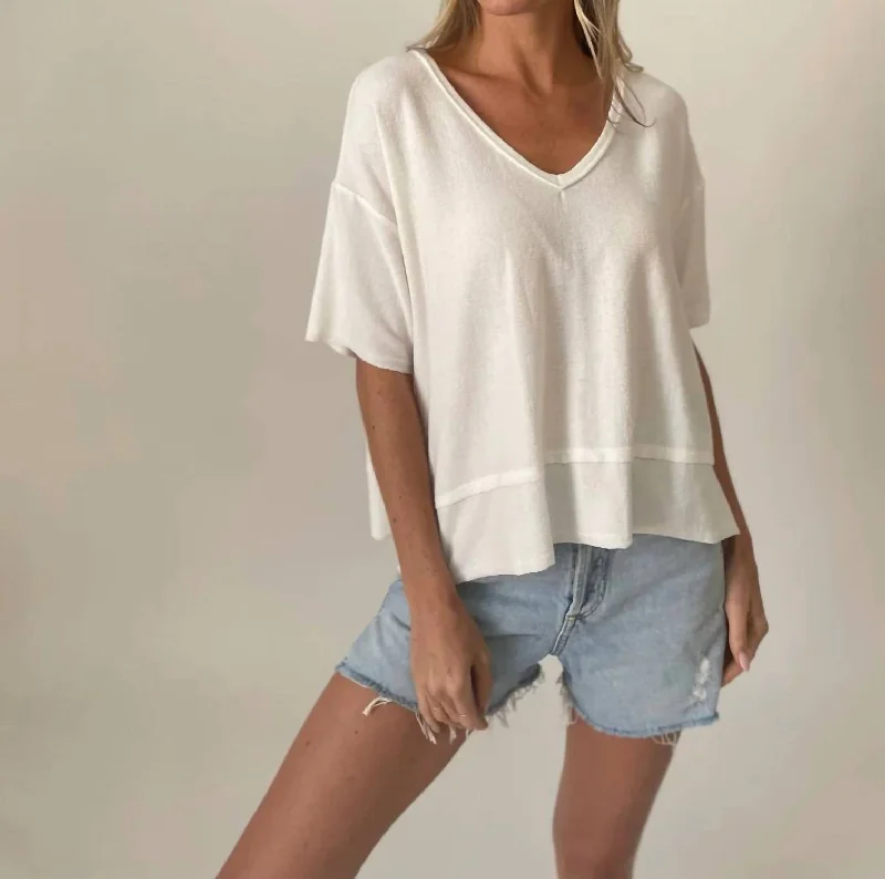 Sophisticated Fashion Dolan Top In Ivory