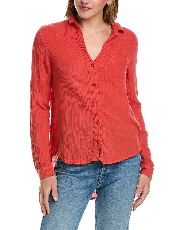 Limited Time Deal Bella Dahl Pocket Button-Down Shirt