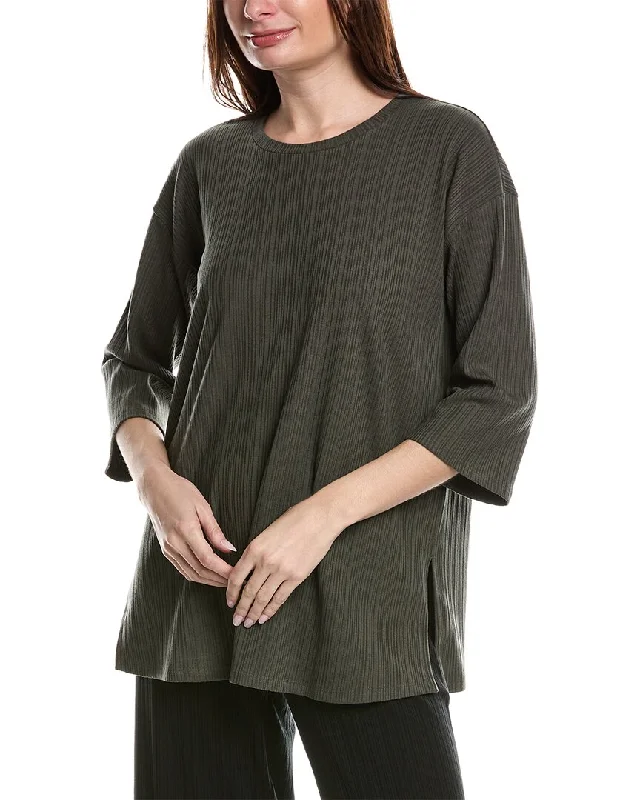 Budget-Friendly Fashion EILEEN FISHER Variegated Rib Top