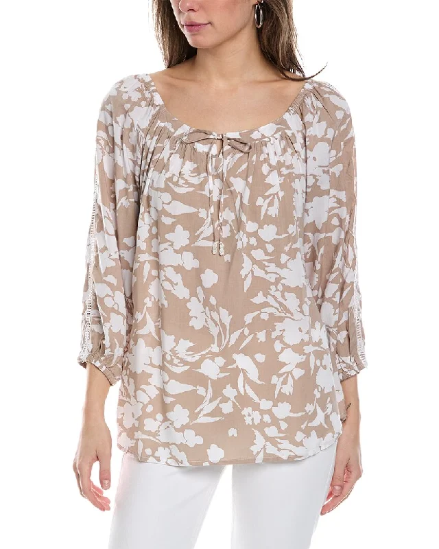 Classic Elegance Sales Walker&Wade Peasant Top