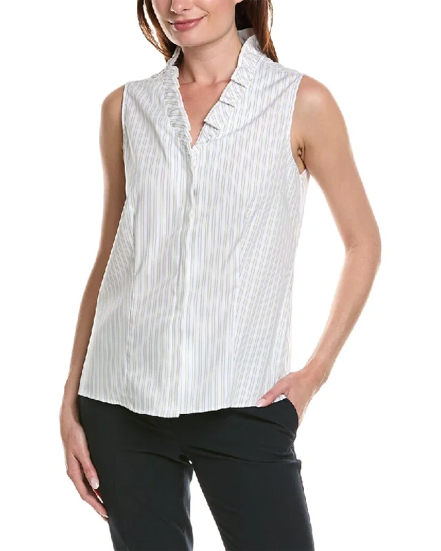 Clearance Event Anne Klein Ruffle Shirt