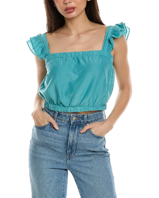 Popular Collection Velvet by Graham & Spencer Gracen Silk-Blend Top