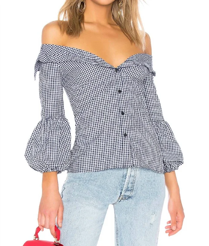 Fashion-Forward Offers Bleeding Heart Top In Midnight