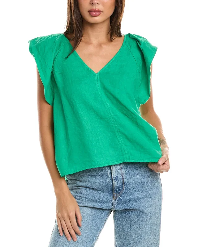 Hot Trends Velvet by Graham & Spencer Linen Top