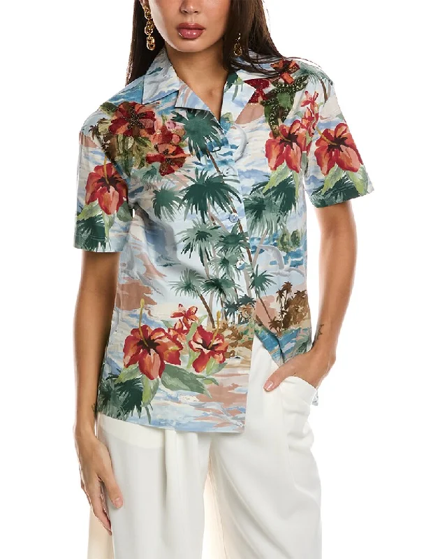 Inspired By You, Designed For You Valentino Hawaiian Print Shirt