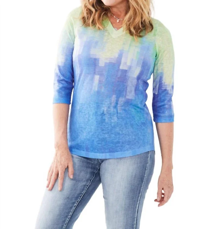 Sleek Style Discounts Mojito Gradient Shirt In Multi