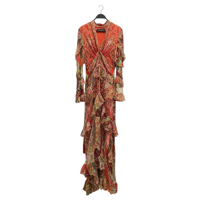 Affordable Women's Apparel Cozy Chic Promotions ETRO/LS Dress/M/All Over Print/Polyester/RED/ETRO 38 SPA