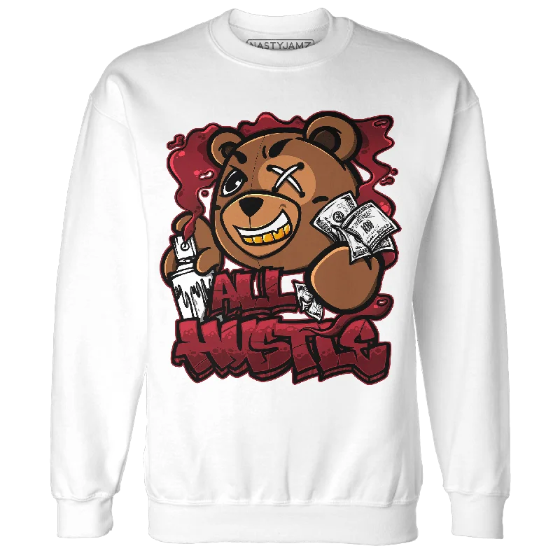 Sustainable And Ethical Unisex Clothing Seasonal Sale NastyJamz Cherry 12s Sweatshirt Match BER Hustle All Day