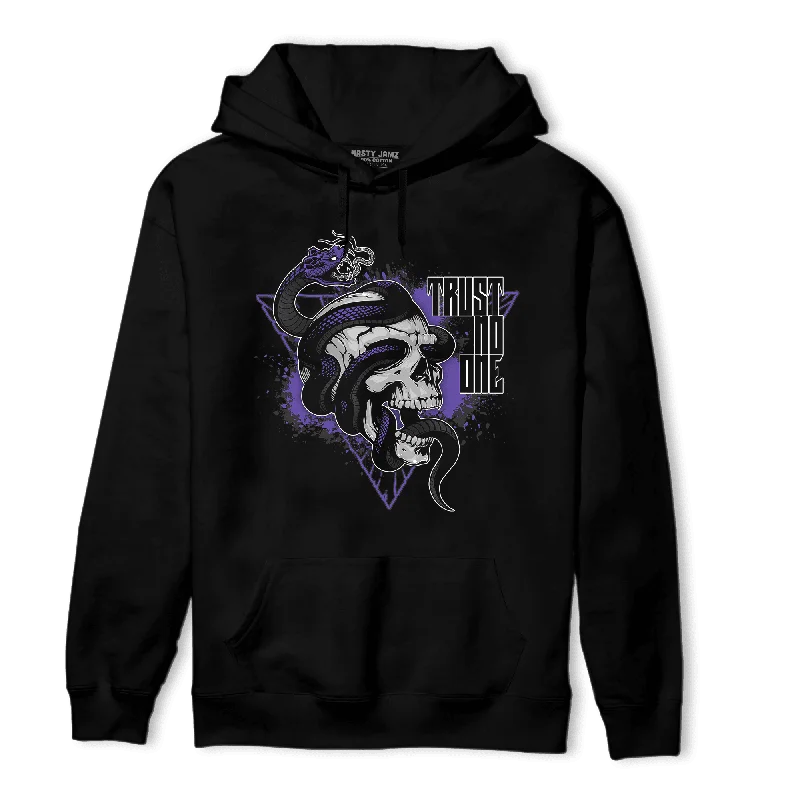 Soft And Breathable Unisex Loungewear Seasonal Picks NastyJamz Field Purple 12s Hoodie Match Dont Trust Any