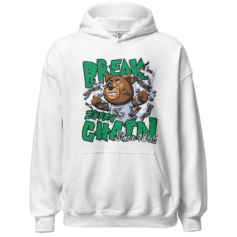 Versatile And Stylish Unisex Apparel Seasonal Style Discounts NastyJamz Lucky Green 5s Hoodie Match BER Break Chain