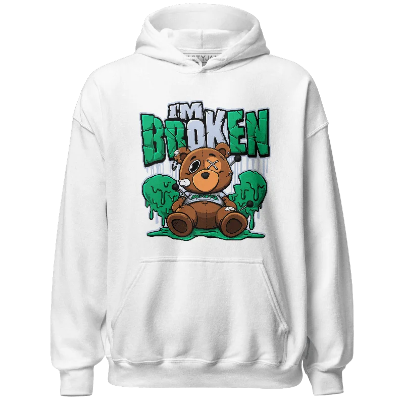 Sleek And Comfortable Unisex Wear Budget Saver NastyJamz Lucky Green 5s Hoodie Match Im Broken BER