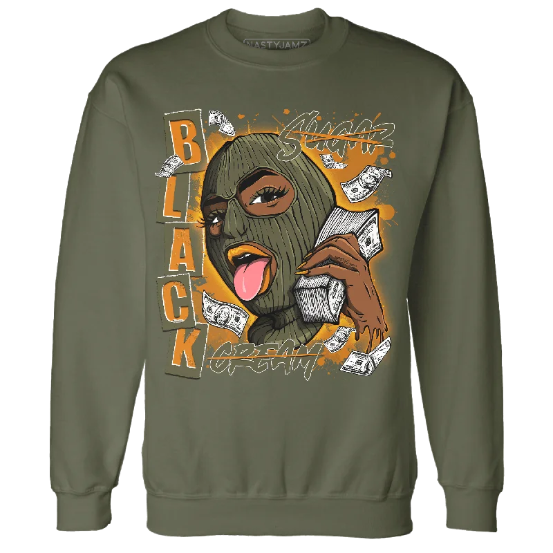 Fashion-Forward Unisex Apparel Limited Edition NastyJamz Olive 5s Sweatshirt Match No Sugar No Cream