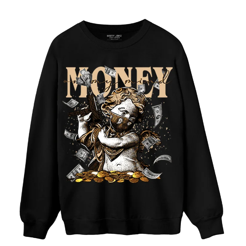 Modern Unisex Streetwear Outfits Trendy Fashion Sale NastyJamz Palomino 3s Sweatshirt Match Money On My Mine Gang