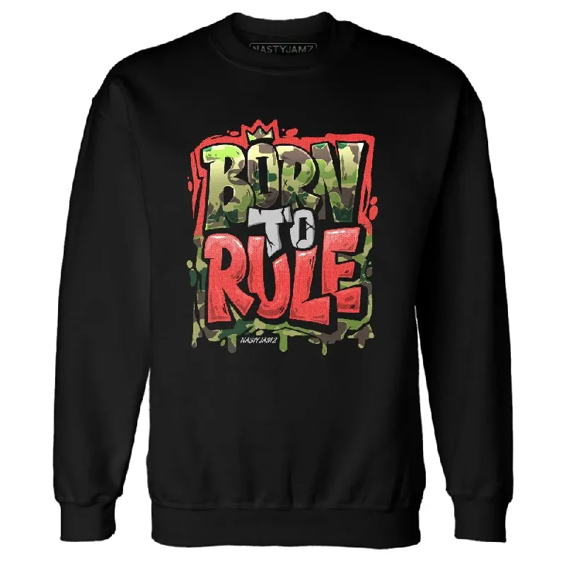 Urban-Inspired Unisex Fashion Trends Mega Sales AM 90 Duck Camo NastyJamz Sweatshirt Match Born To Rule