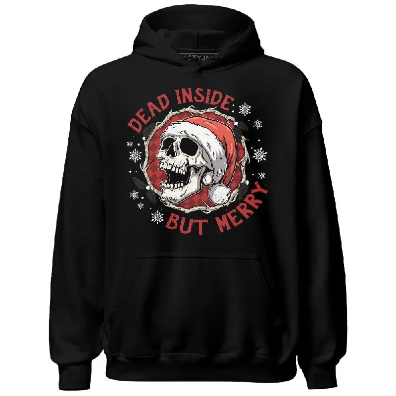 Relaxed-Fit Unisex Clothing Options Find Your Unique Flair Black Toe Reimagined 1s NastyJamz Hoodie Match Dead Inside But Merry