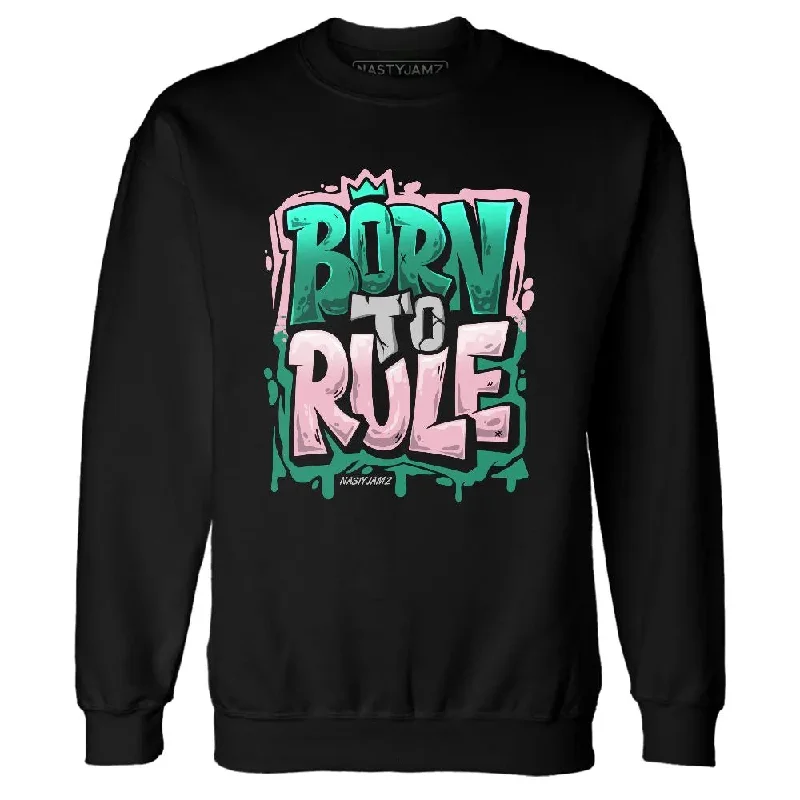 Lightweight And Breathable Unisex Wear Fashionable Comfort Promotions Dunk Soft Pink Malachite NastyJamz Sweatshirt Match Born To Rule