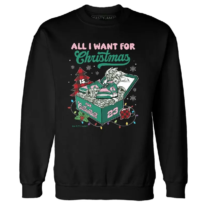 Relaxed-Fit Unisex Fashion For All-Day Comfort Smart Casual Deals Dunk Soft Pink Malachite NastyJamz Sweatshirt Match Dollar Sneaker Box Christmas Custom Text