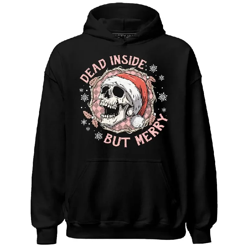 Functional And Stylish Unisex Outerwear Exclusive Discounts Low Legend Pink 11s NastyJamz Hoodie Match Dead Inside But Merry