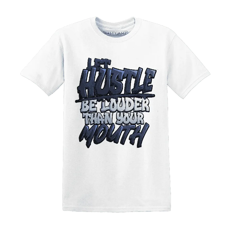 Versatile Unisex Layering Pieces Fresh Styles, Fresh Deals NastyJamz White Navy 6s T-Shirt Match Hustle Louder