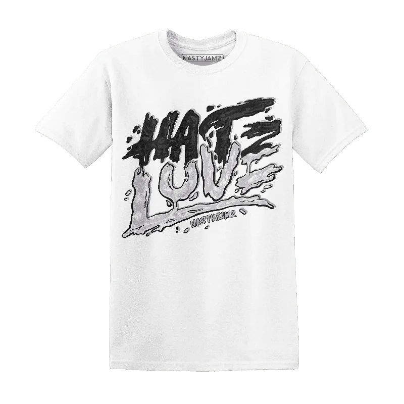 Sleek And Comfortable Unisex Wear Limited Time Deal NastyJamz White Thunder 4s T-Shirt Match Love Hate